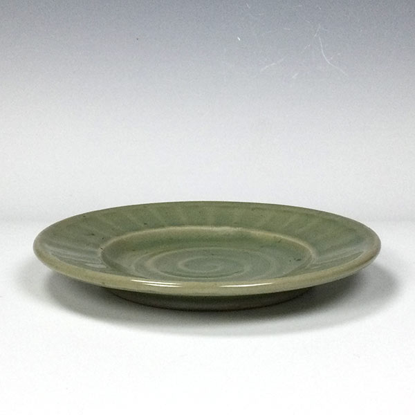 Samantha Bartlett Spiral Dessert Plate in Sage - Image 2